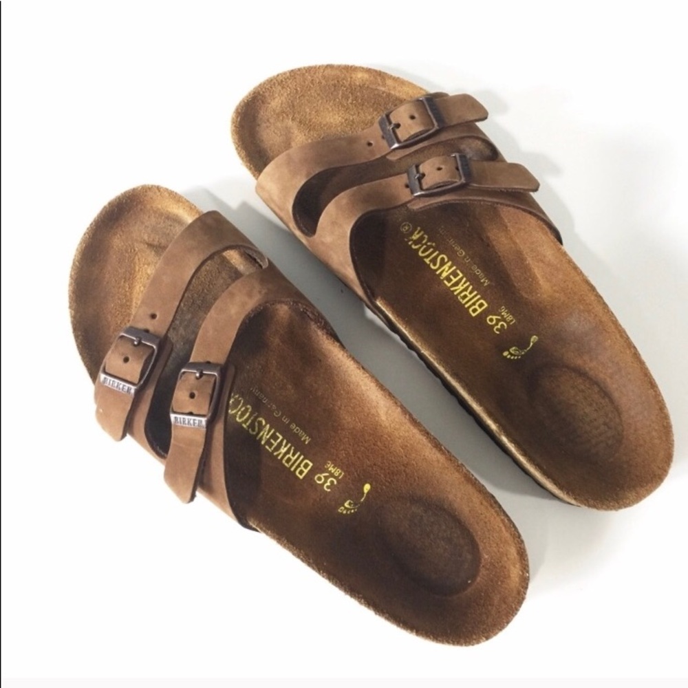 Birkenstock Ibiza cocoa leather sandals